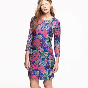J. Crew Ashbury silk floral dress